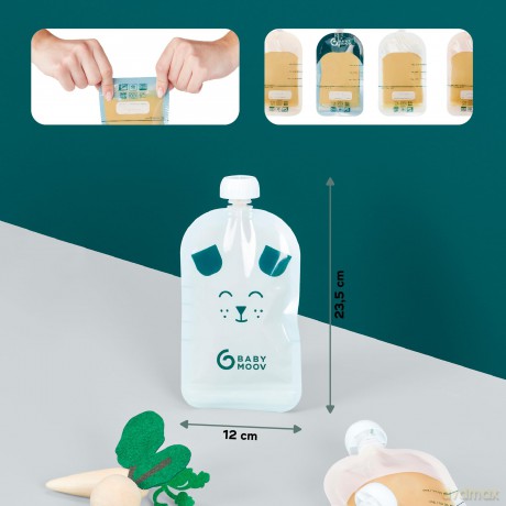 Babymoov - Reusable pouches ISY - 150 ml - x20