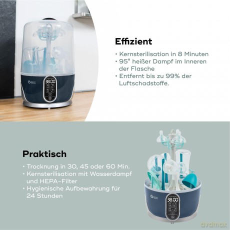 Babymoov - Turbo Pure Sterilizer and Dry Purifying Bottles