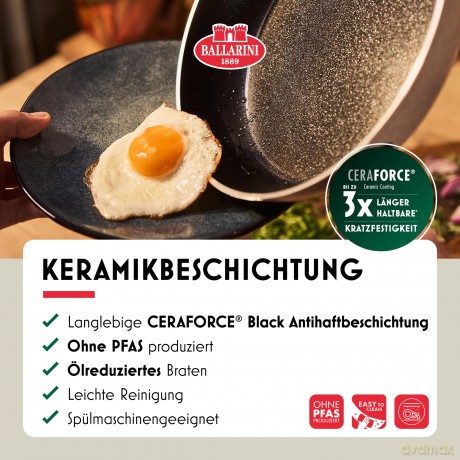 Ballarini - Ledro Fry Pan - Beige - 20 cm