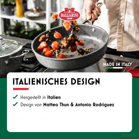 Ballarini - Salina Ceramic Saute Pan with Lid - 28 cm