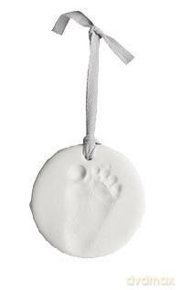 BamBam - Clay Hand/Footprint Hanger - White