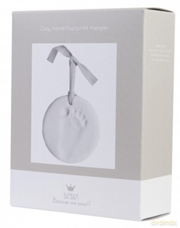 BamBam - Clay Hand/Footprint Hanger - White