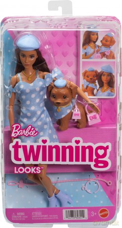Barbie - Twinning Looks Brunette Polka Dots (JFP38)