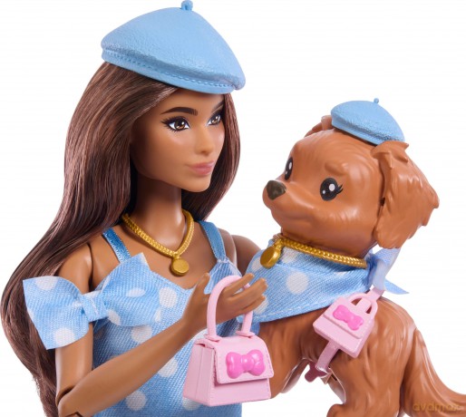 Barbie - Twinning Looks Brunette Polka Dots (JFP38)