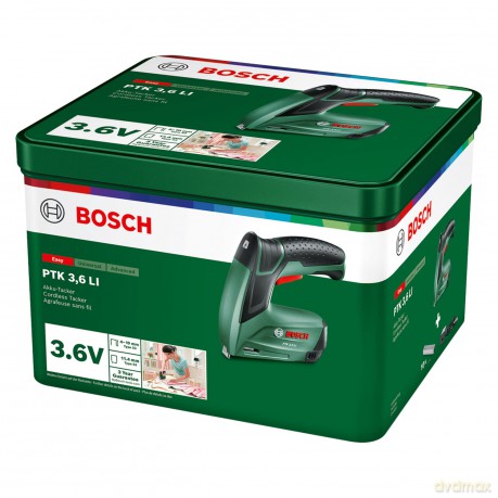 BATTERY-POWERED STAPLE GUN PTK 3.6 LI
