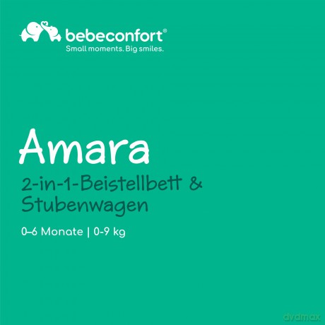 Bebeconfort - BBC Amara travel cot - Tinted Graphite
