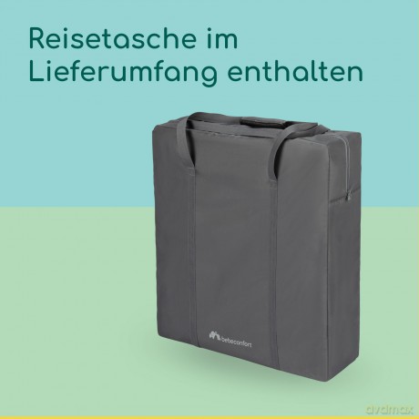 Bebeconfort - BBC Amara travel cot - Tinted Graphite