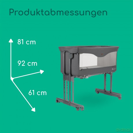 Bebeconfort - BBC Amara travel cot - Tinted Graphite