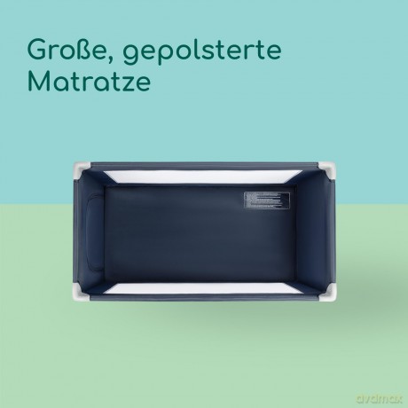 Bebeconfort - BBC Sweet Dreams - Navy Blue - 120 cm x 60 cm x 75 cm