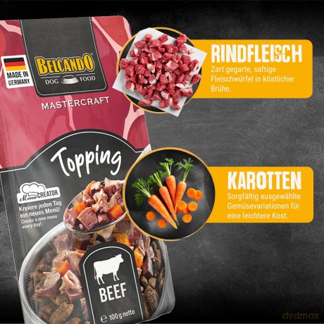 Belcando - MASTERCRAFT Topping - Beef - 12x100g