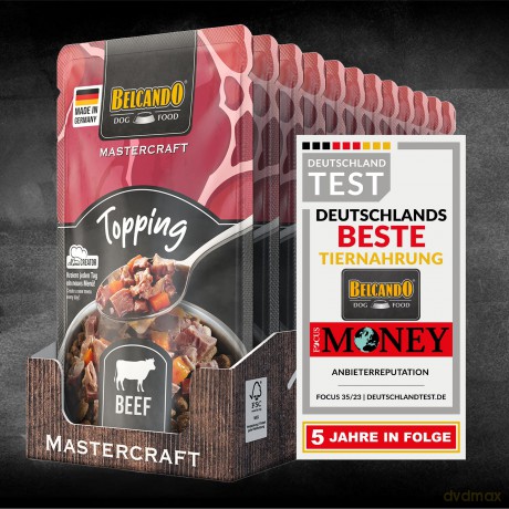 Belcando - MASTERCRAFT Topping - Beef - 12x100g