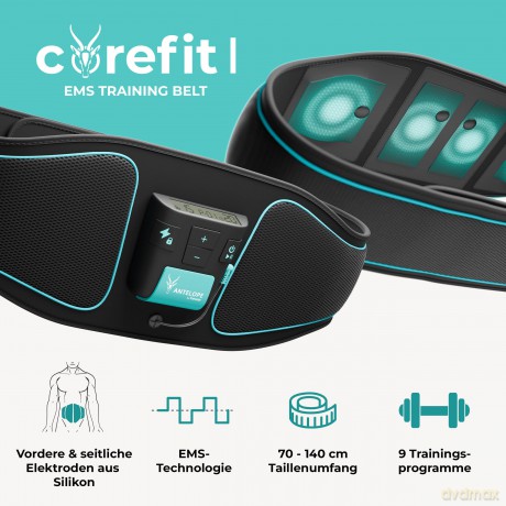 Beurer - Antelope Corefit I EMS Abdominal Training Belt - 3 Year Warranty [SPORT]