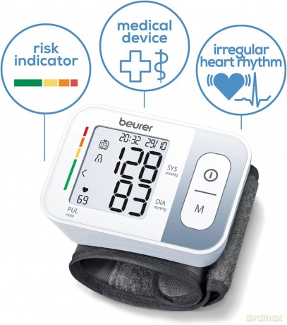 Beurer - BC 28 Compact Wrist Blood Pressure Monitor with 5-Years Warranty