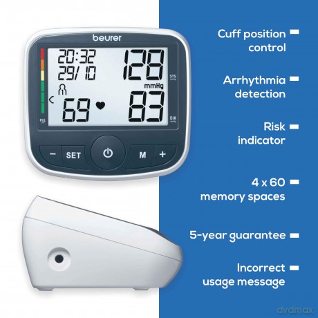 Beurer - BM 40 Blood Pressure Monitor - 5 Years warranty