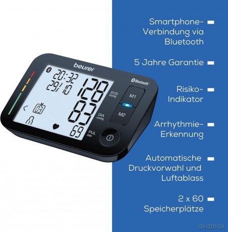 Beurer - BM 54 Blood Pressure Monitor - Bluetooth - 5 Years Warranty