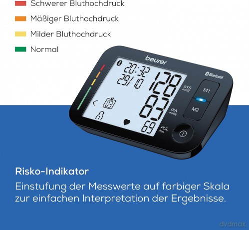Beurer - BM 54 Blood Pressure Monitor - Bluetooth - 5 Years Warranty