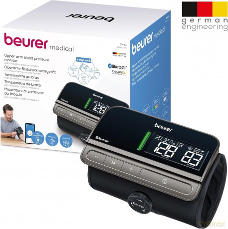 Beurer - BM 81 EasyLock - Blood Pressure Monitor - 5 Years Warranty