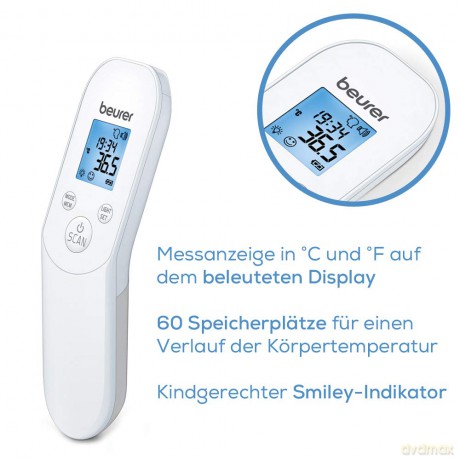 Beurer - FT 85 Contactless Thermometer - 5 Years Warranty