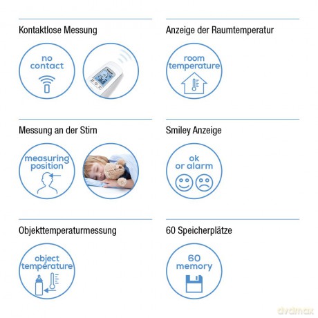 Beurer - FT90 Thermometer non-contact - 5 Years Warranty