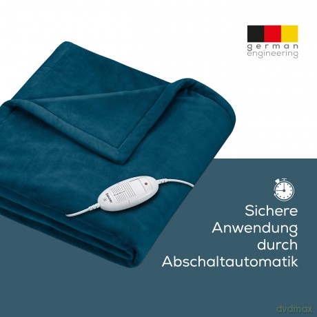 Beurer - HD 75 - Heating Blanket Ocean Blue - 3 Years Warranty