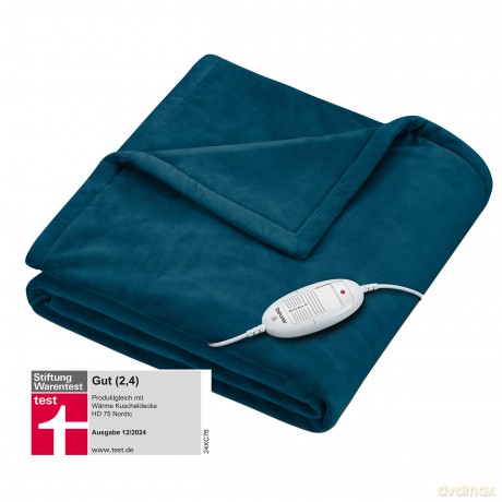 Beurer - HD 75 - Heating Blanket Ocean Blue - 3 Years Warranty