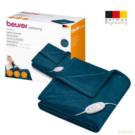 Beurer - HD 75 - Heating Blanket Ocean Blue - 3 Years Warranty