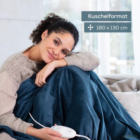 Beurer - HD 75 - Heating Blanket Ocean Blue - 3 Years Warranty