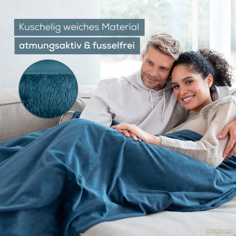 Beurer - HD 75 - Heating Blanket Ocean Blue - 3 Years Warranty