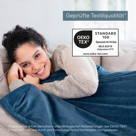 Beurer - HD 75 - Heating Blanket Ocean Blue - 3 Years Warranty