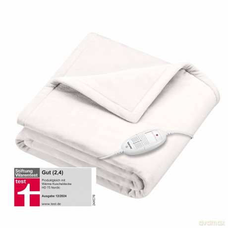 Beurer - HD 75 - Heating Blanket White - 3 Years Warranty
