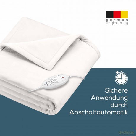 Beurer - HD 75 - Heating Blanket White - 3 Years Warranty