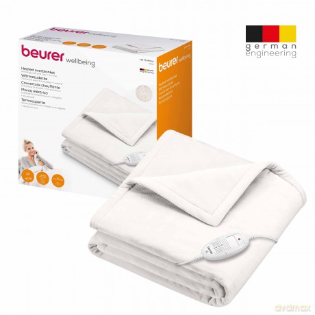 Beurer - HD 75 - Heating Blanket White - 3 Years Warranty