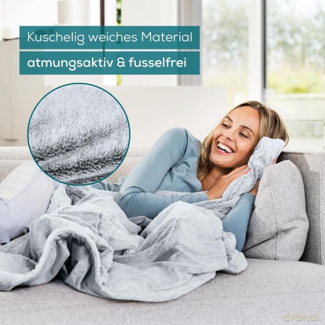Beurer - HD 75 Green Planet Heating Blanket - Nordic Gray - 3 Years Warranty
