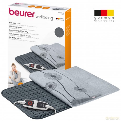 Beurer - HK 125 XXL Heating Cushion Gray - 3 Years Warranty