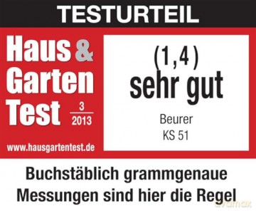 Beurer - KS 51 Kitchen Scale - Precision Weighing with 5-Year Warranty
