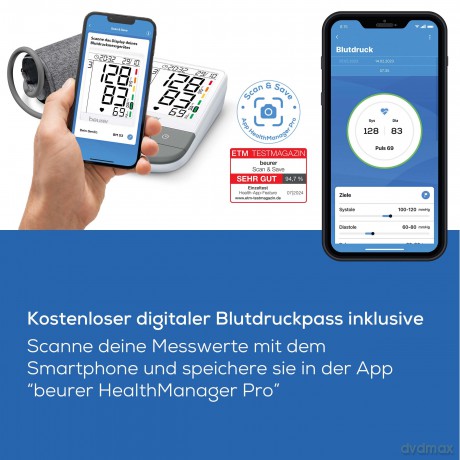 Beurer - Upper Arm Blood Pressure Monitor BM 53 - 5 Years Warranty