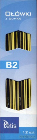 Ołówek Z Gumką B2 [SZKOŁA]