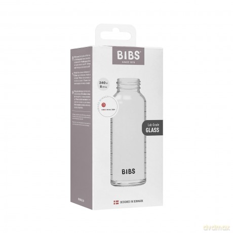 BIBS - Glass Baby Bottle Body - 240 ml