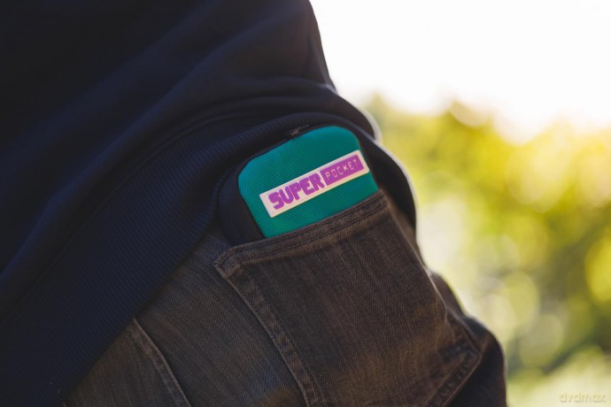 Blaze Evercade Hmt Super Pocket Fabric Case - Green/Black