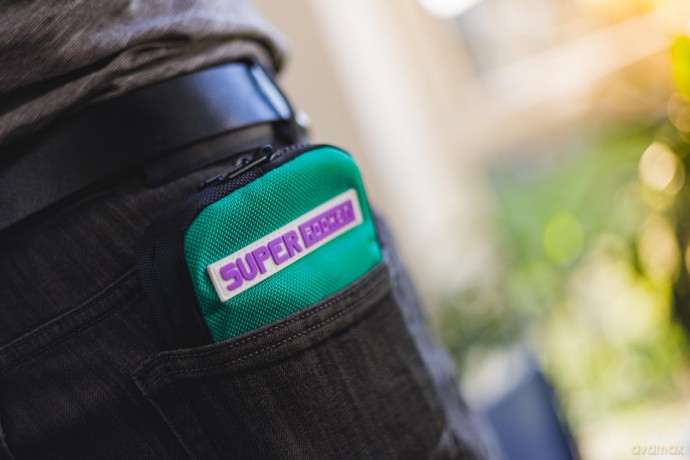 Blaze Evercade Hmt Super Pocket Fabric Case - Green/Black