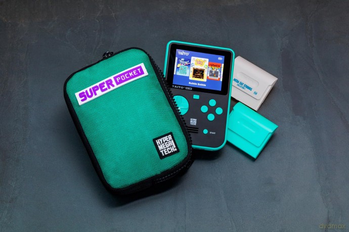 Blaze Evercade Hmt Super Pocket Fabric Case - Green/Black