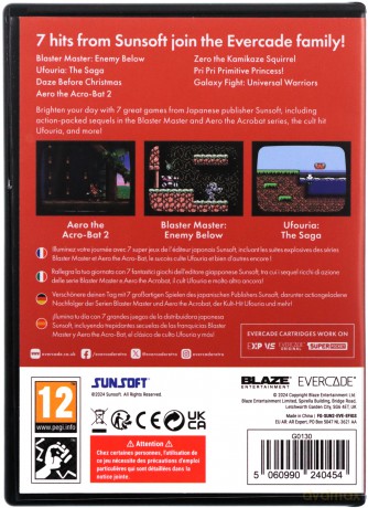 Blaze Evercade Sunsoft Collection 2