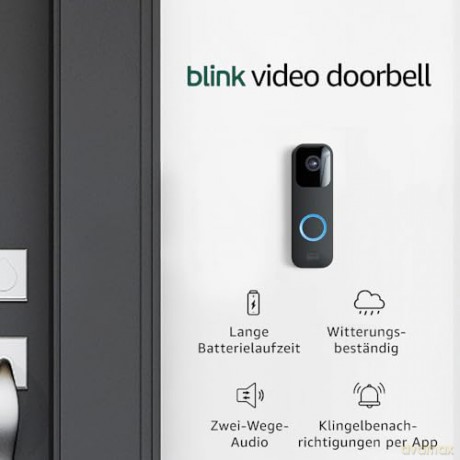Blink - Smart Wifi Video Doorbell - Wired/Battery Operated - Black