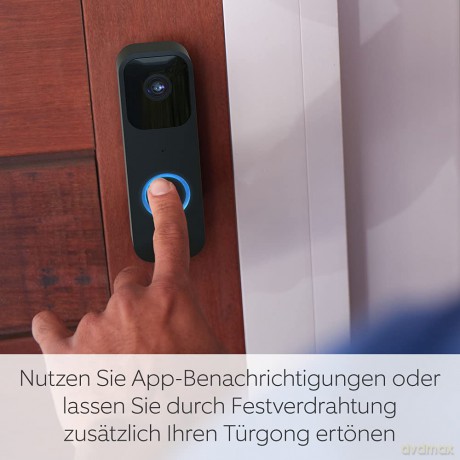 Blink - Smart Wifi Video Doorbell - Wired/Battery Operated - Black