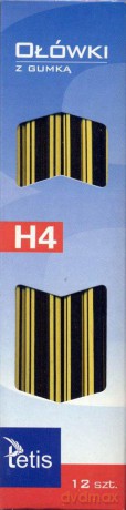 Ołówek Z Gumką H4 [SZKOŁA]