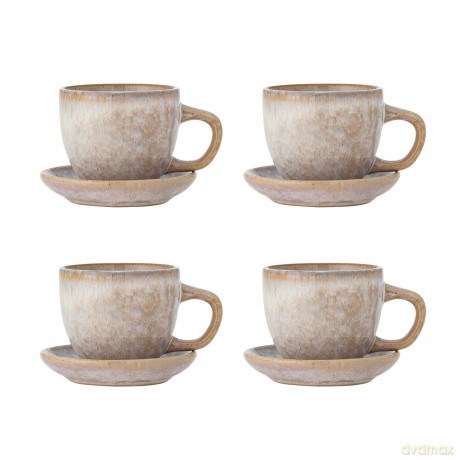 Bloomingville - Brenta Cup with Saucer - Rose