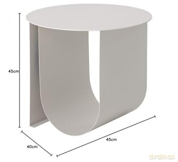 Bloomingville - Cher Side Table 43x38 cm - Grey