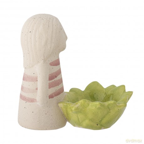 Bloomingville - Clarabel Votive - Green - Stoneware - E