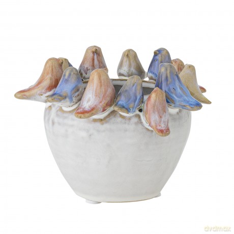 Bloomingville - Eanna Flowerpot - Grey - Stoneware