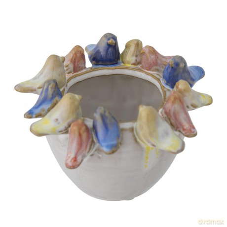 Bloomingville - Eanna Flowerpot - Grey - Stoneware